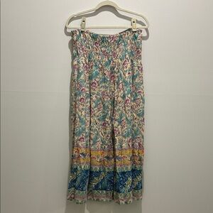 Floral Bohemian Maxi Skirt